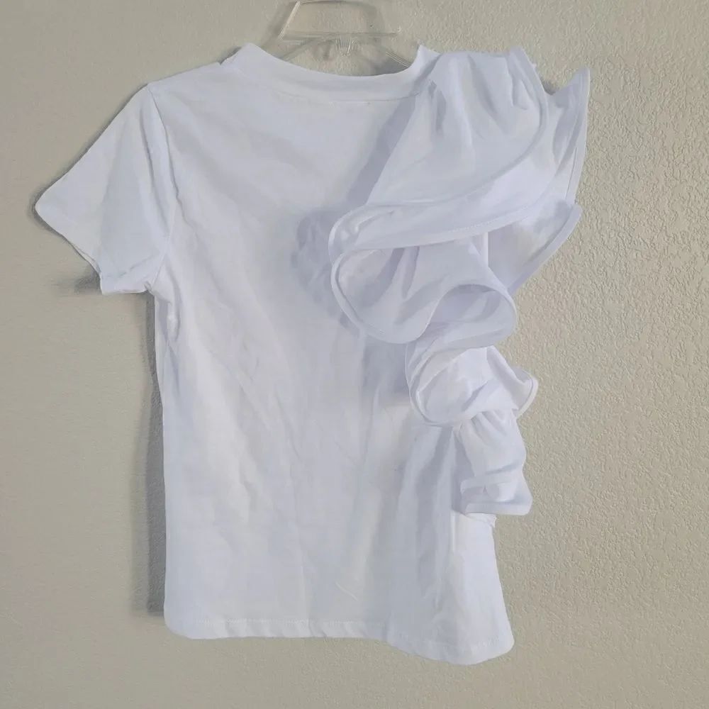 Berna ruffle t-shirt New M - Picture 10 of 12